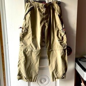 APCO Cargo pants. Can zipper off to shorts